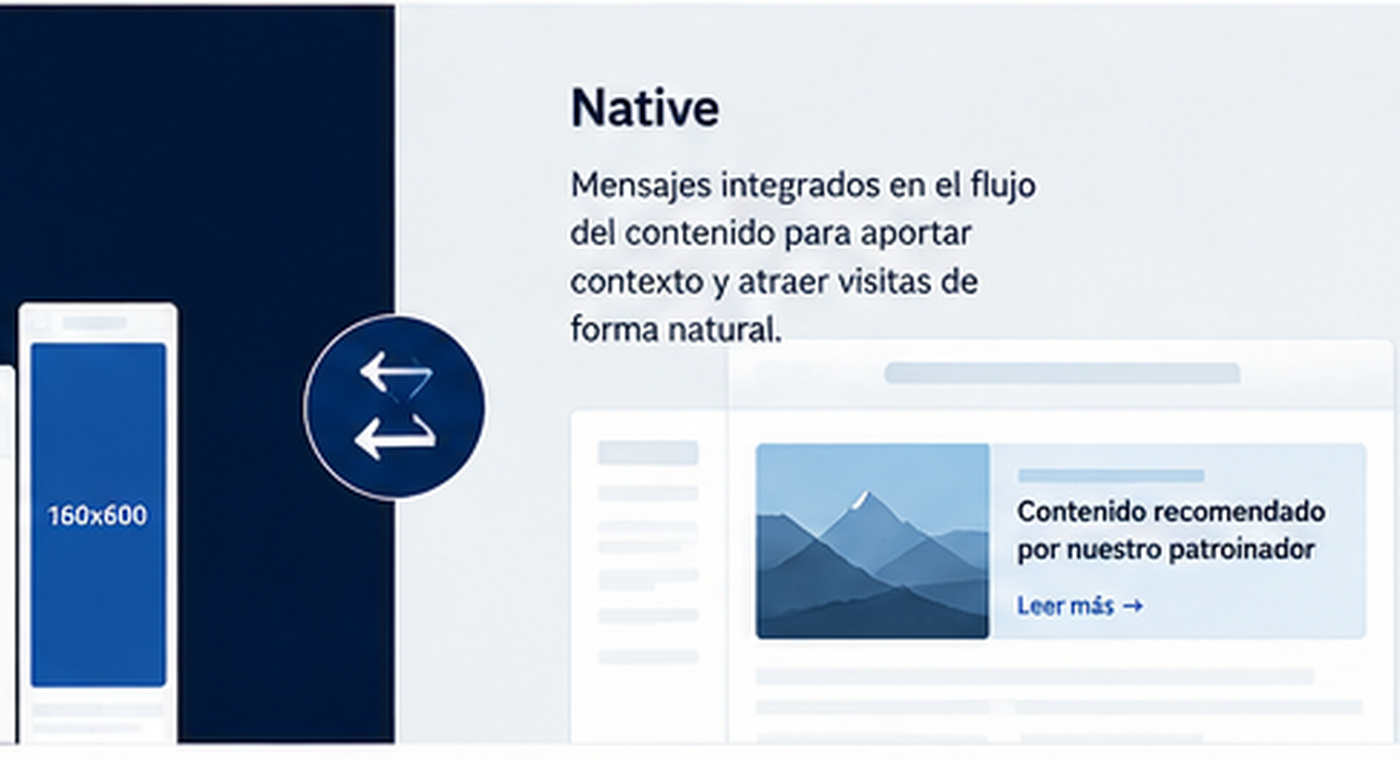 Formatos Display y Native de Adveryon