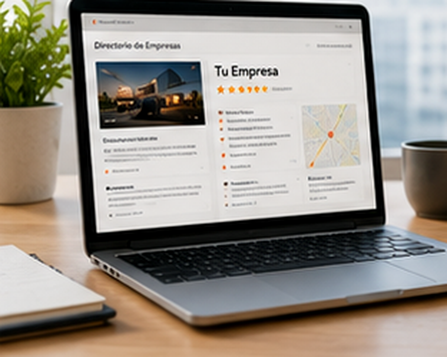 Perfil empresarial destacado dentro de un directorio digital