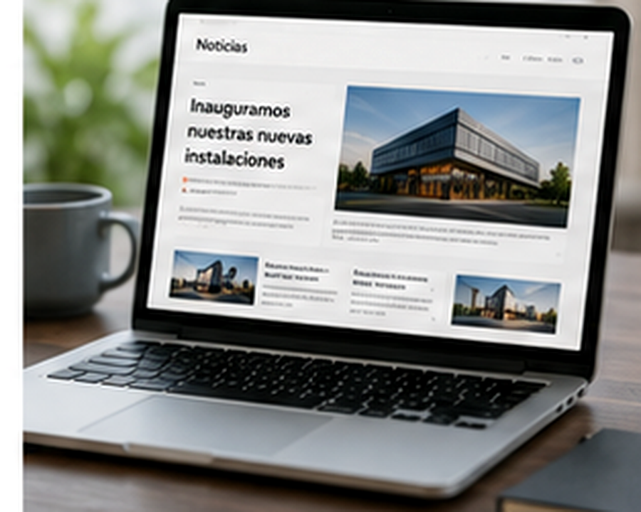 Noticia empresarial publicada dentro de un portal digital